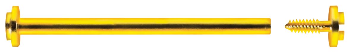 Schraub-Mittelbandstege, gelb, Ø 1,45mm