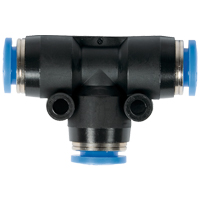 Druckluft-T-Abzweigstück 6mm Druckluft-T-Abzweigstück 6mm