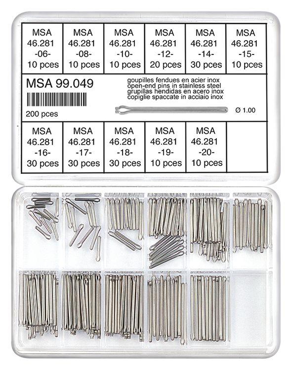 Open-End-Pins, 1,0mm, P200