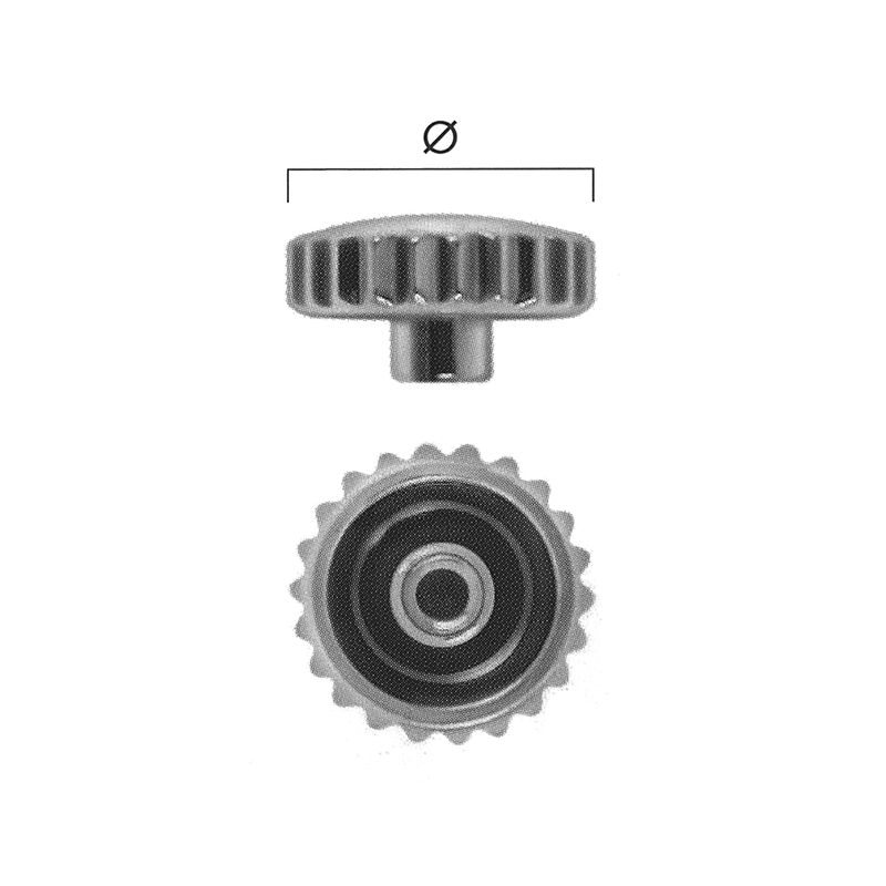 Kronen-Einfach chrom