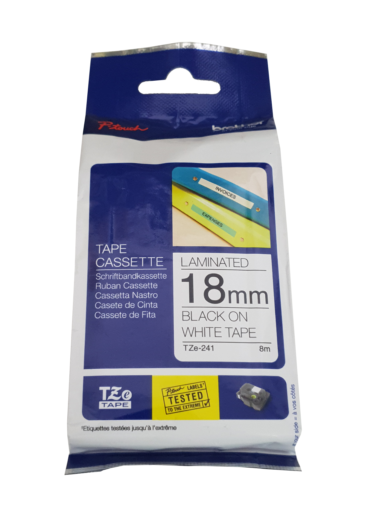 TZ-241, 18mm-weiß/schwarz