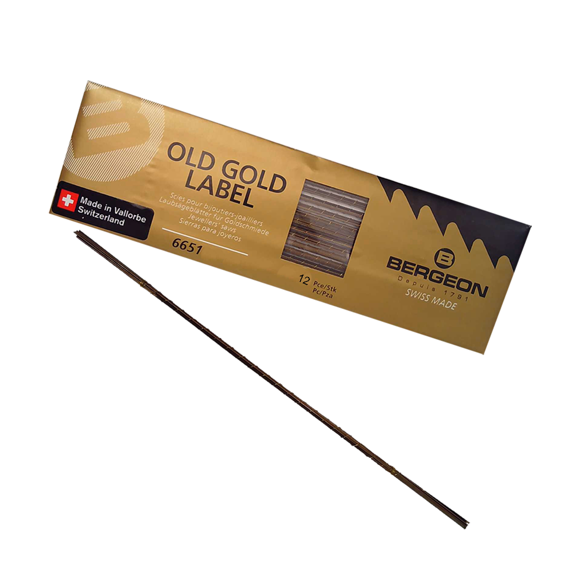 Sägeblätter Old Gold Labe 1 Bund=12Stk.