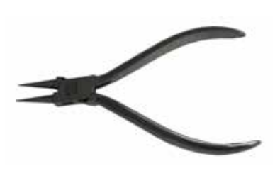 Rundzange Stahl poliert, 130mm Rundzange Stahl poliert, 130mm