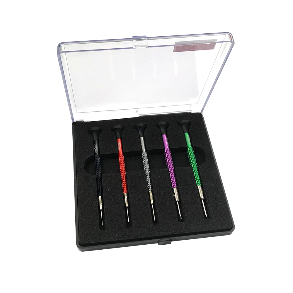 Schraubendrehersatz ALU/Swiss Made 1,00-2,00 mm Schraubendrehersatz ALU/Swiss Made 1,00-2,00 mm