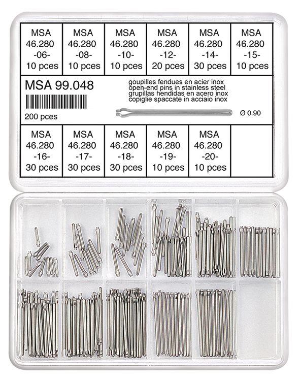 Open-End-Pins, 0,9mm, P200