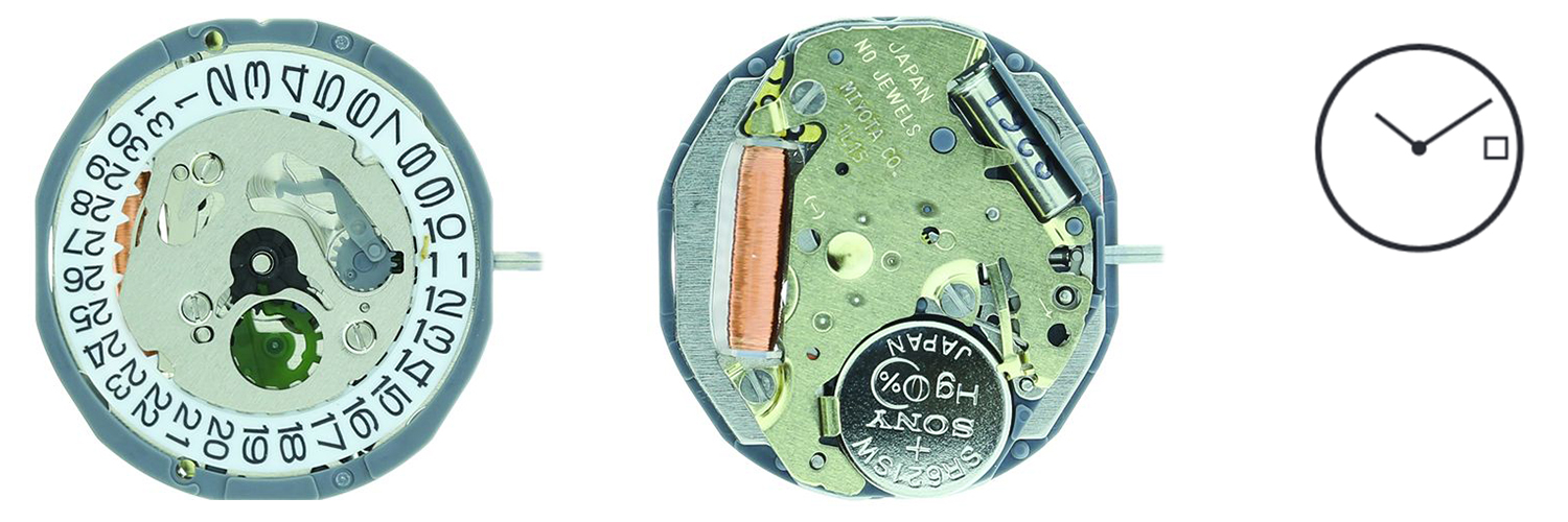 Miyota 1L15 - Ersatz GL15