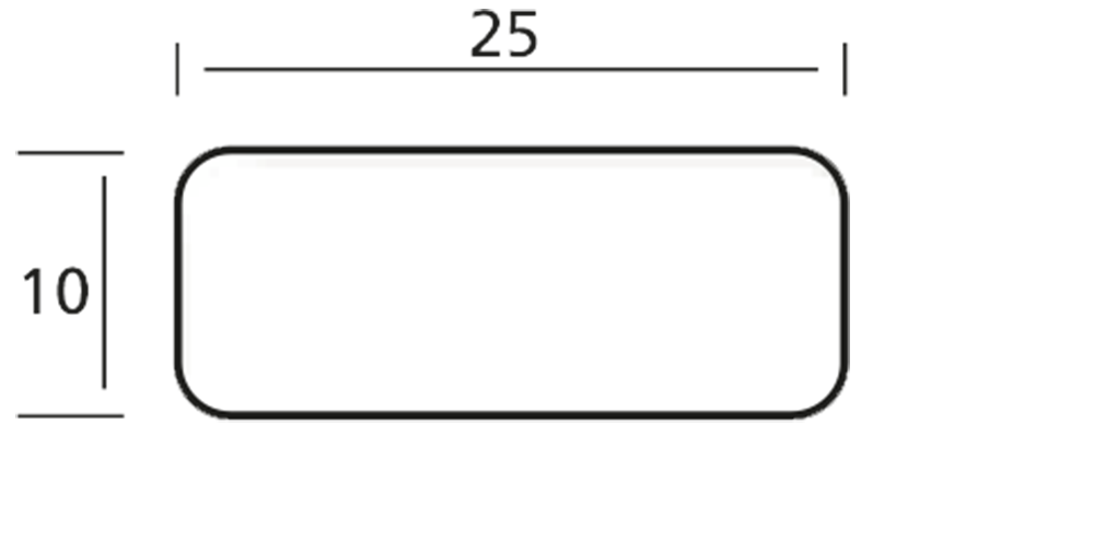 Etiketten 41 1025 E1, 1250/Rolle