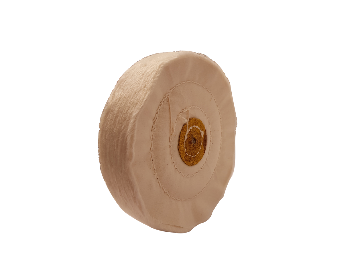 Schwabbelscheibe weiß 100x25mm Muslin