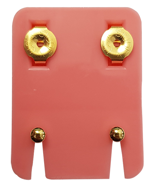 Ohrknöpfe Mini Vergoldet/Kugel