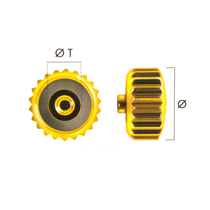 Taucher-Kronen gelb Taucher-Kronen gelb