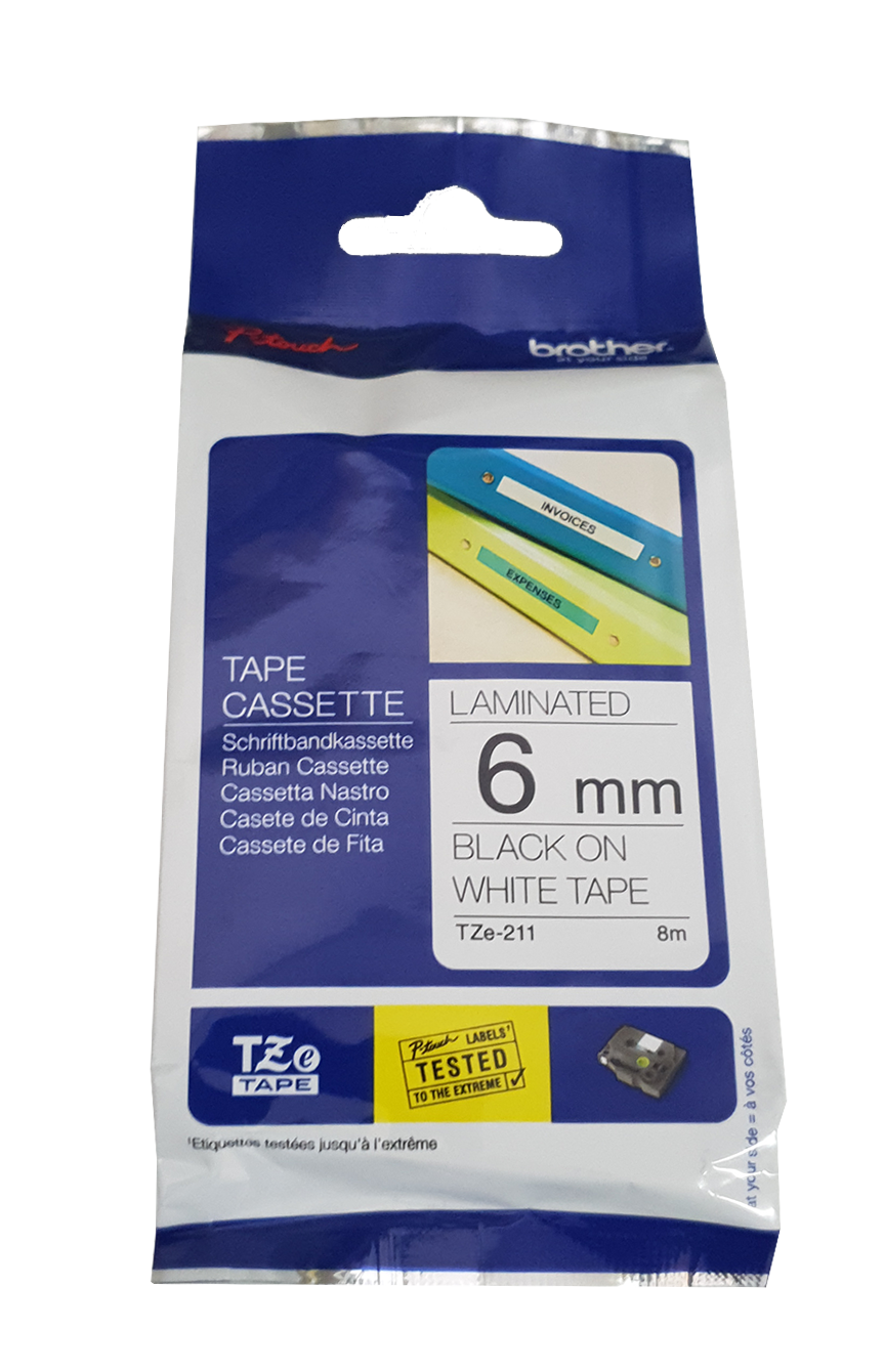 TZ-211, 6mm-weiss/schwarz