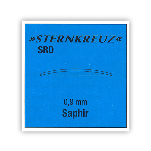 SRD Saphirglas, gewölbt 260-335