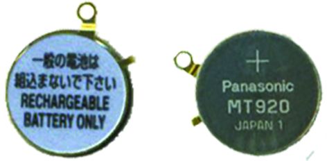 Kondensator, Accu, Seiko S3023 24Y MT920