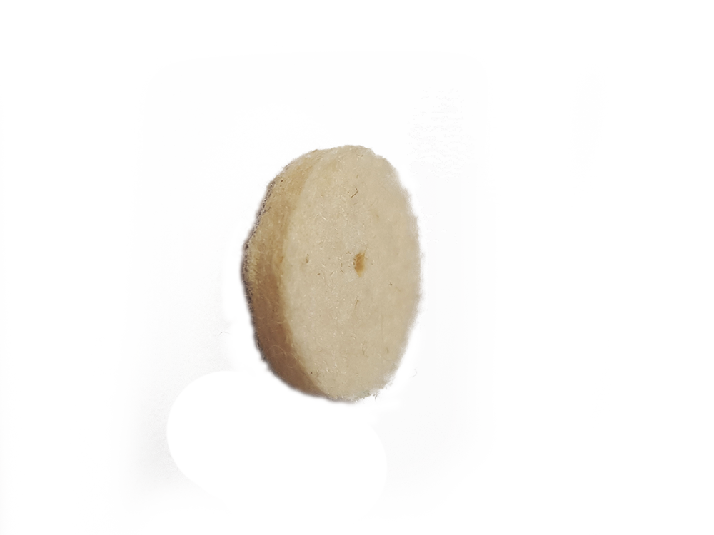 Dental Scheibe Filz 22mm, unmontiert