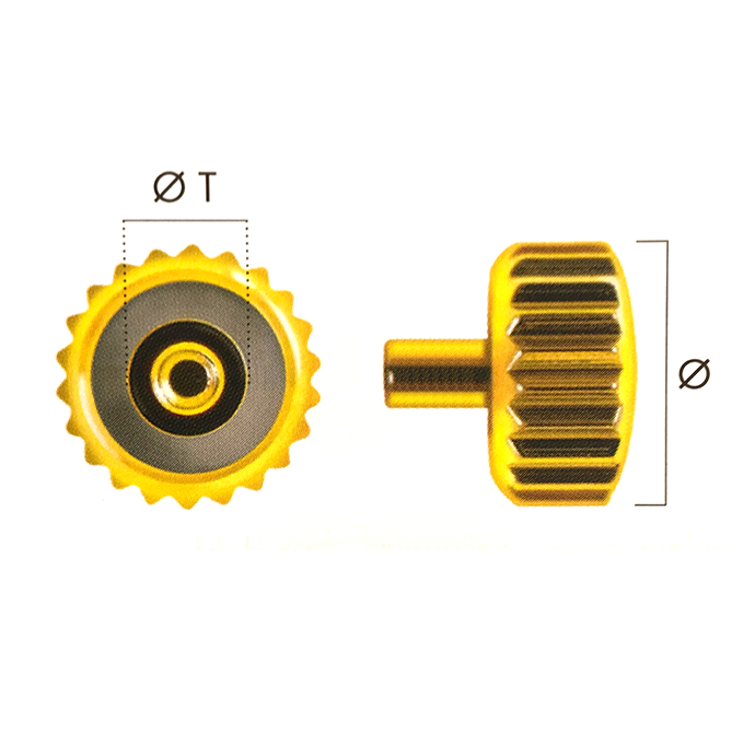WD-Kronen, lgh., gelb