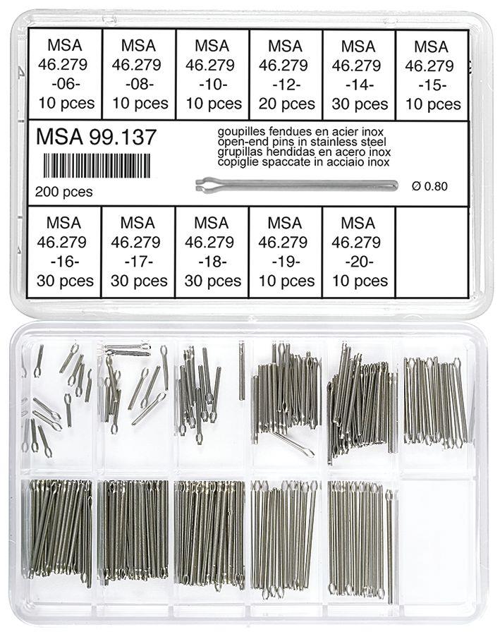 Open-End-Pins, 0,8mm, P200