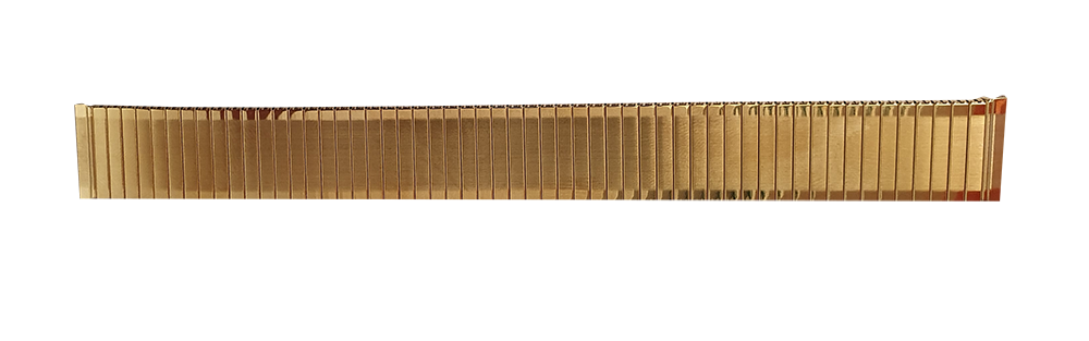 Edelstahl-Zugband PVD-vergoldet