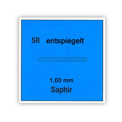 SR Saphirglas entspiegelt
