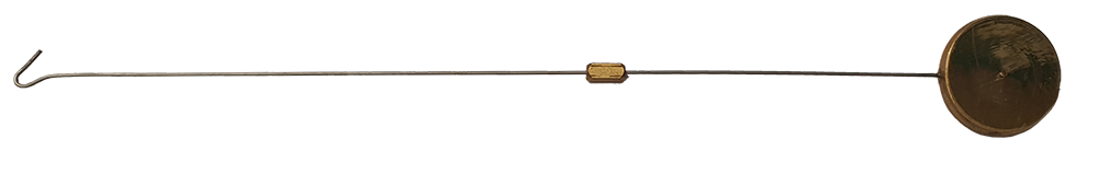 Pendel für französische Uhren, L=250mm, Stahldraht mit Haken
