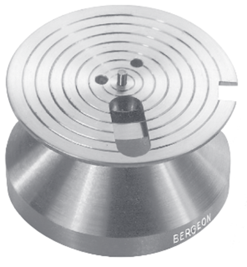 Montageplatte zum Aufsetzen von Zeigern