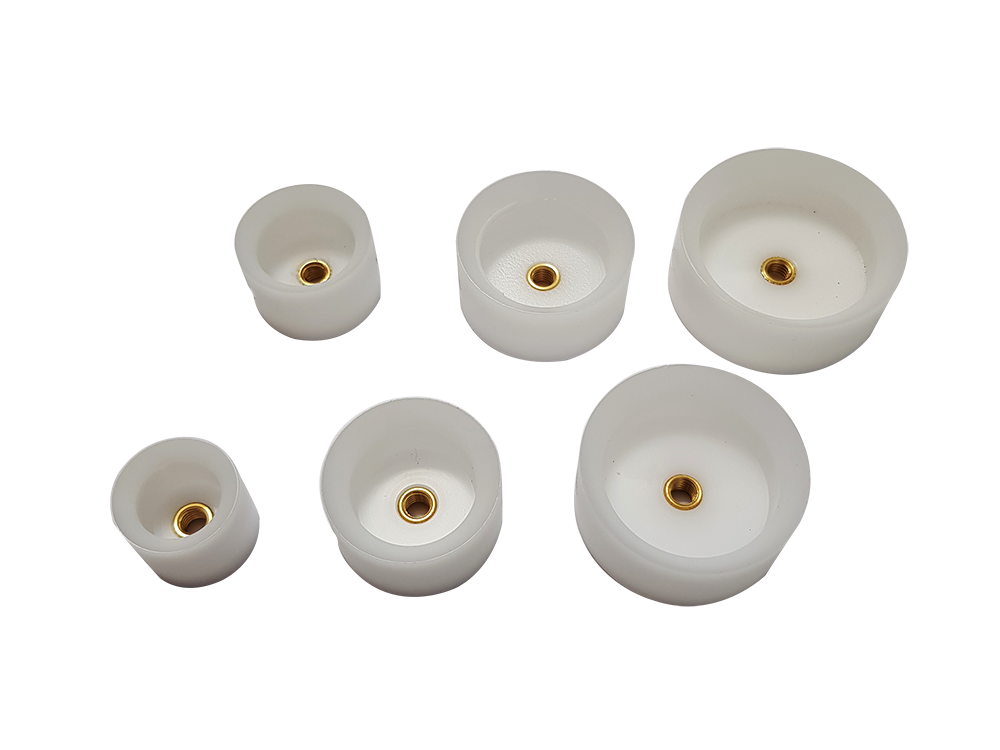 Druckstücke Horotec, schräger Rand tiefgestochen, 6 Stk, 24-50mm