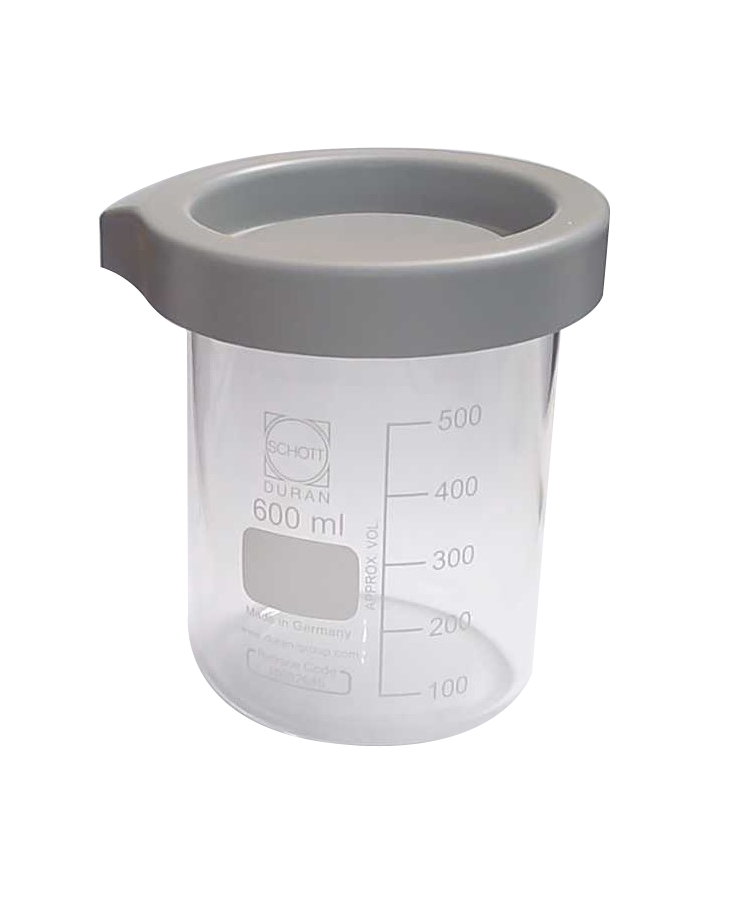 Reinigungsglas 600ml mit Deckel