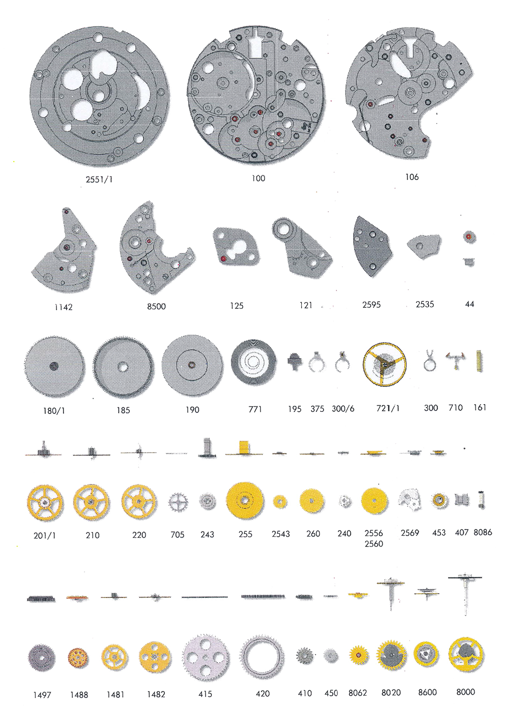 Werkteile Sellita 500