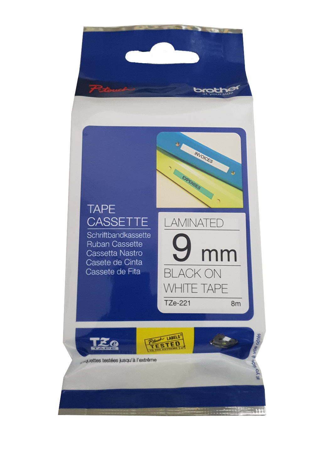 TZ-221, 9mm-weiss/schwarz