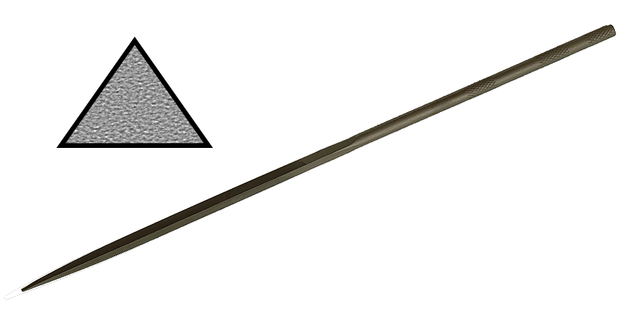 Nadelfeile, dreikant, H2 Nadelfeile, dreikant, H2