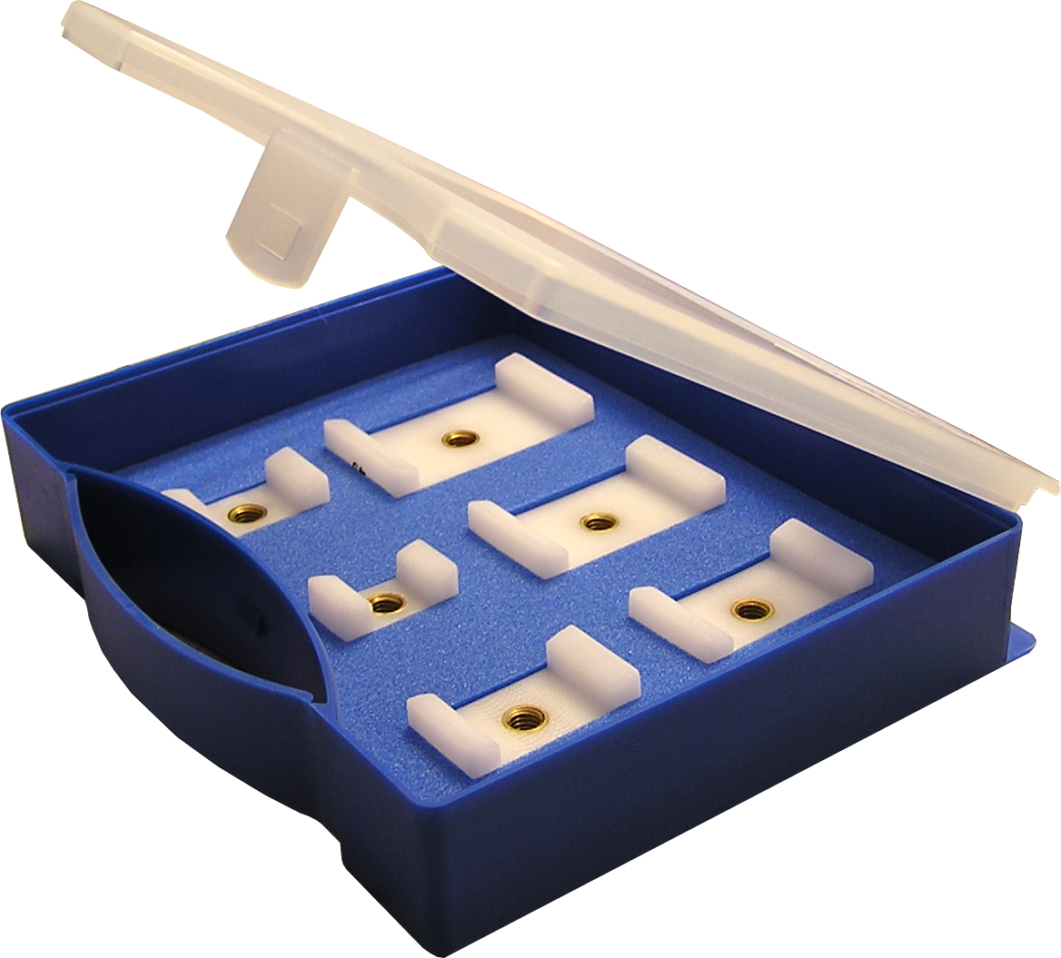 Druckstücke Horotec,rechteckig, 6 Stück