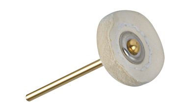 Dental Scheibe Leder 23mm, montiert