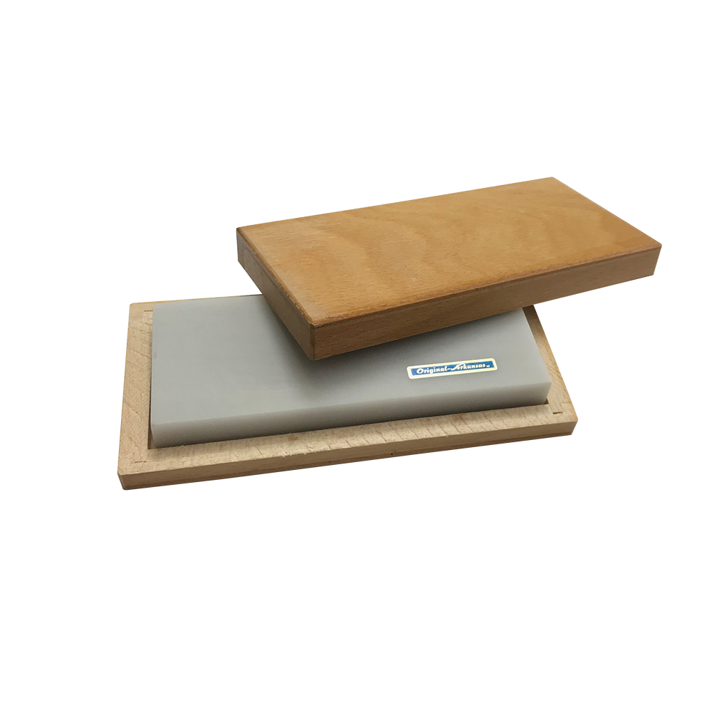 Arkansas im Holzetui 125 x 50mm