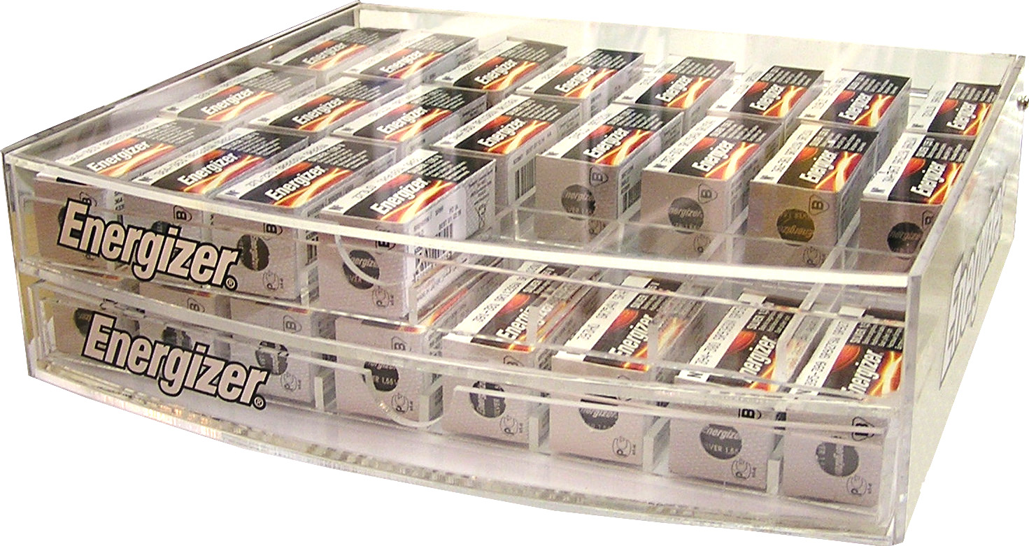 Knopfzellendisplay Energizer