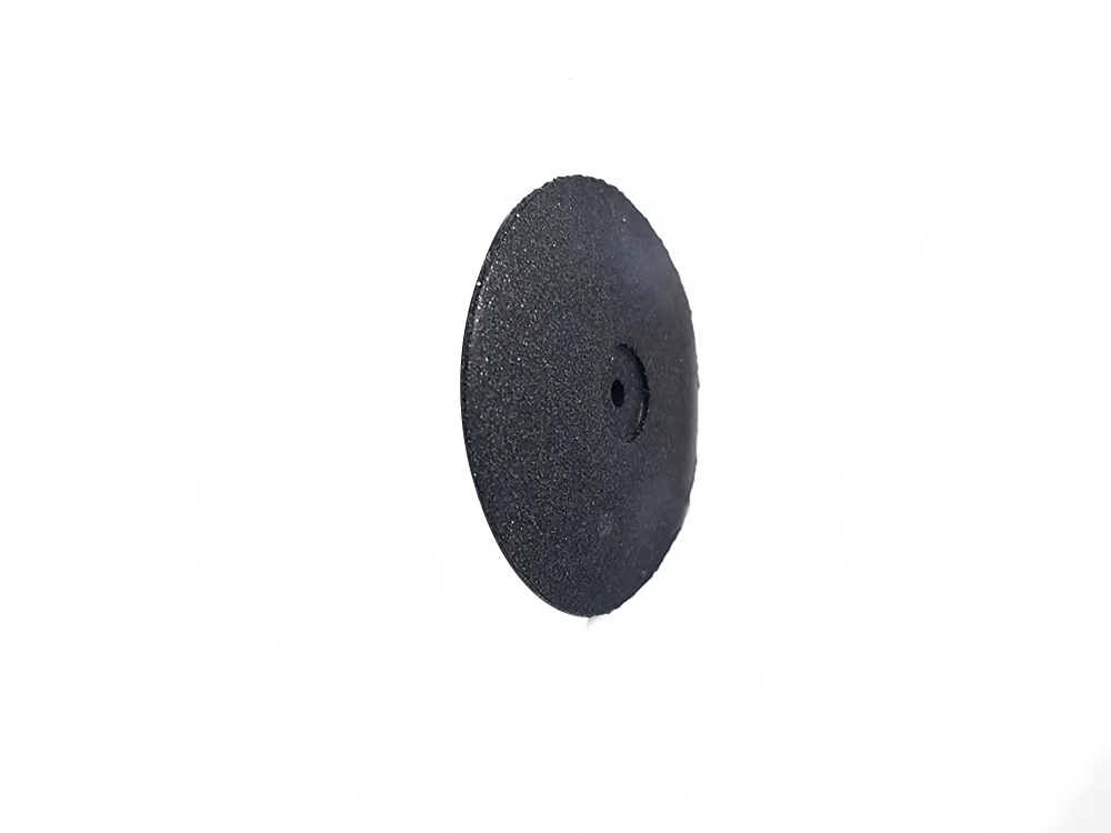 Gummipolierer Linse schwarz, 21mm, mittel, unmontiert