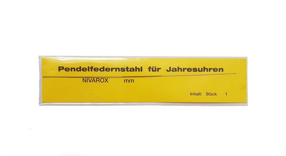 Pendelfeder für Jahresuhren