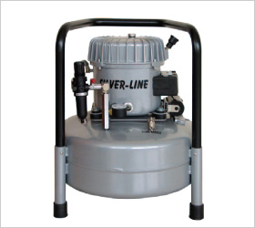 Kompressor Silver Line für WD-Geräte , 6-25 Liter/16 bar spezial mit Feinfilter 0,01my