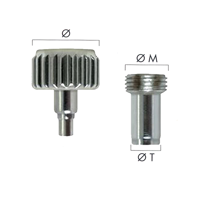 Schraubkrone aus Edelstahl Schraubkrone aus Edelstahl