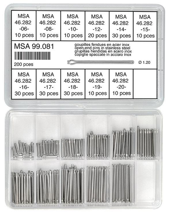 Open-End-Pins, 1,2mm, P200