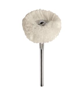 Dental Scheibe Wolle 23mm, montiert - dick