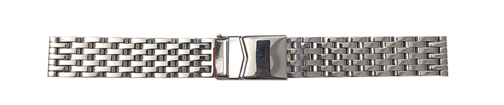 Edelstahl-Verschlußband massiv, poliert