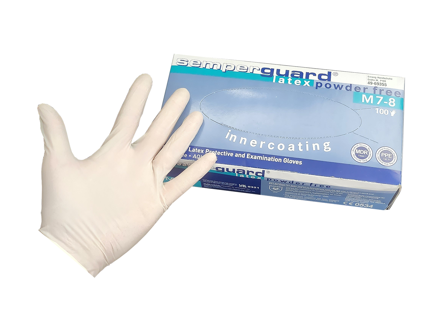 Einweg Handschuhe, puderfrei, Gr.M, P100