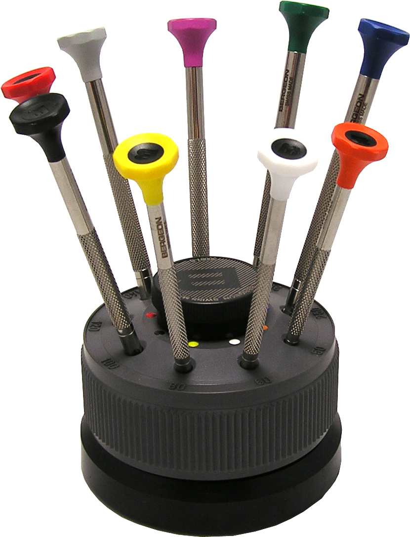 Schraubendrehersatz Inox mit Sockel