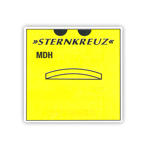 Gewölbt Stärke 2,00 mm Ø 240-430