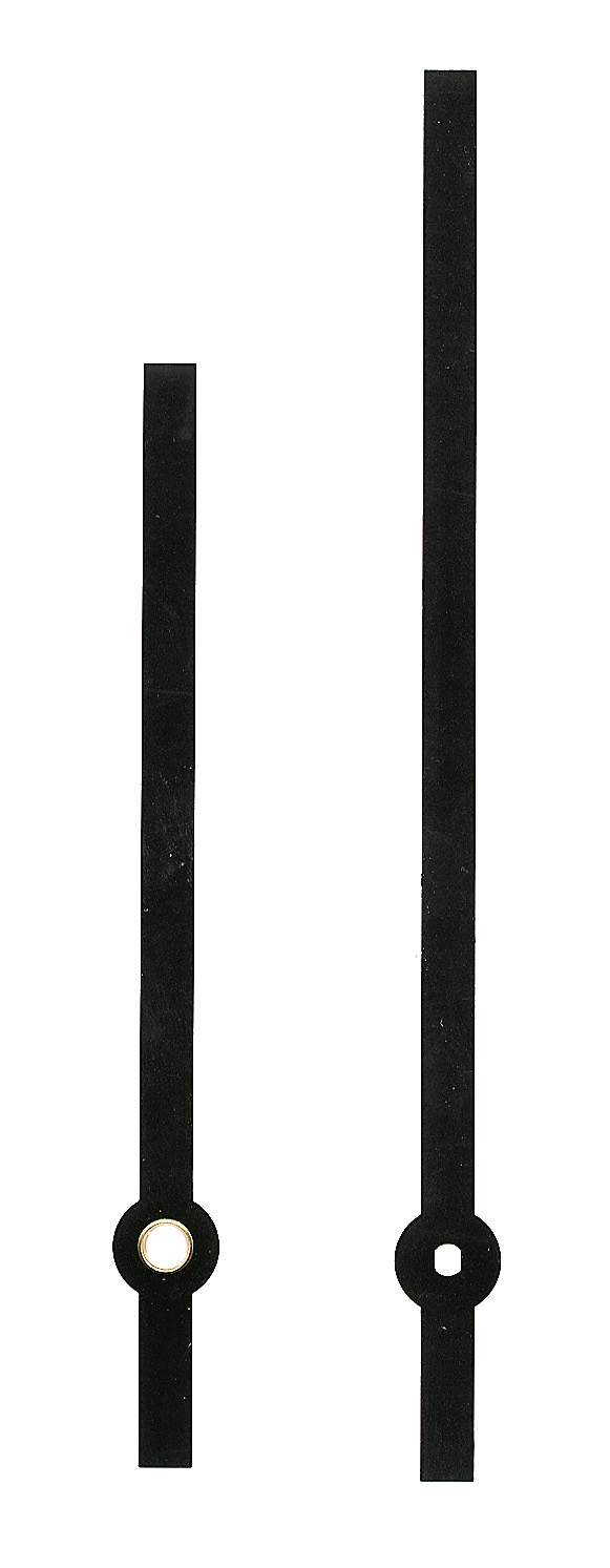 Zeiger schwarz, 135/100