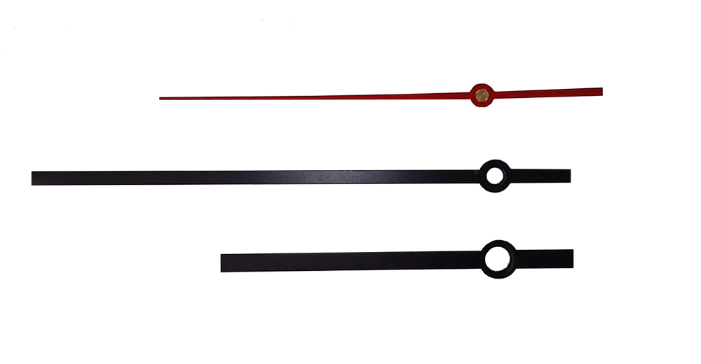 Zeigersatz schwarz für schleichende Sekunde