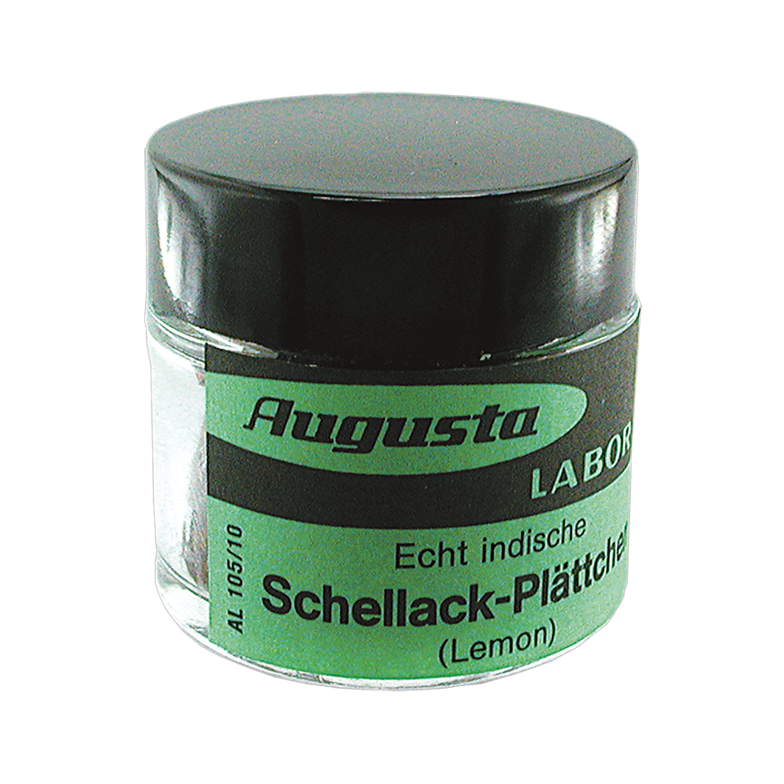 Schellack Plättchen