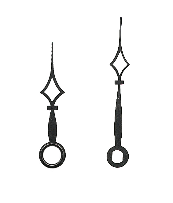 Zeiger schwarz, 38/27