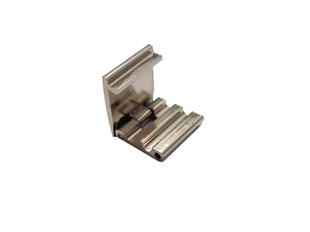 Klappschloss Metall, weiss