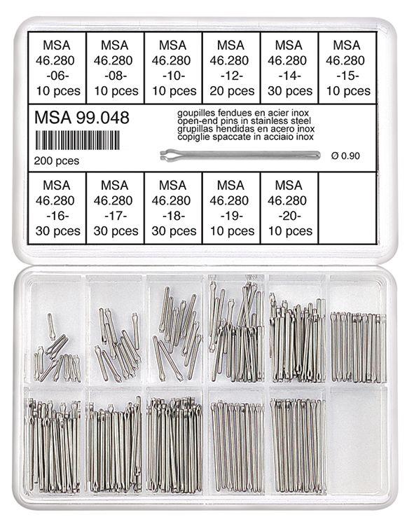 Open-End-Pins, 0,9mm, P200