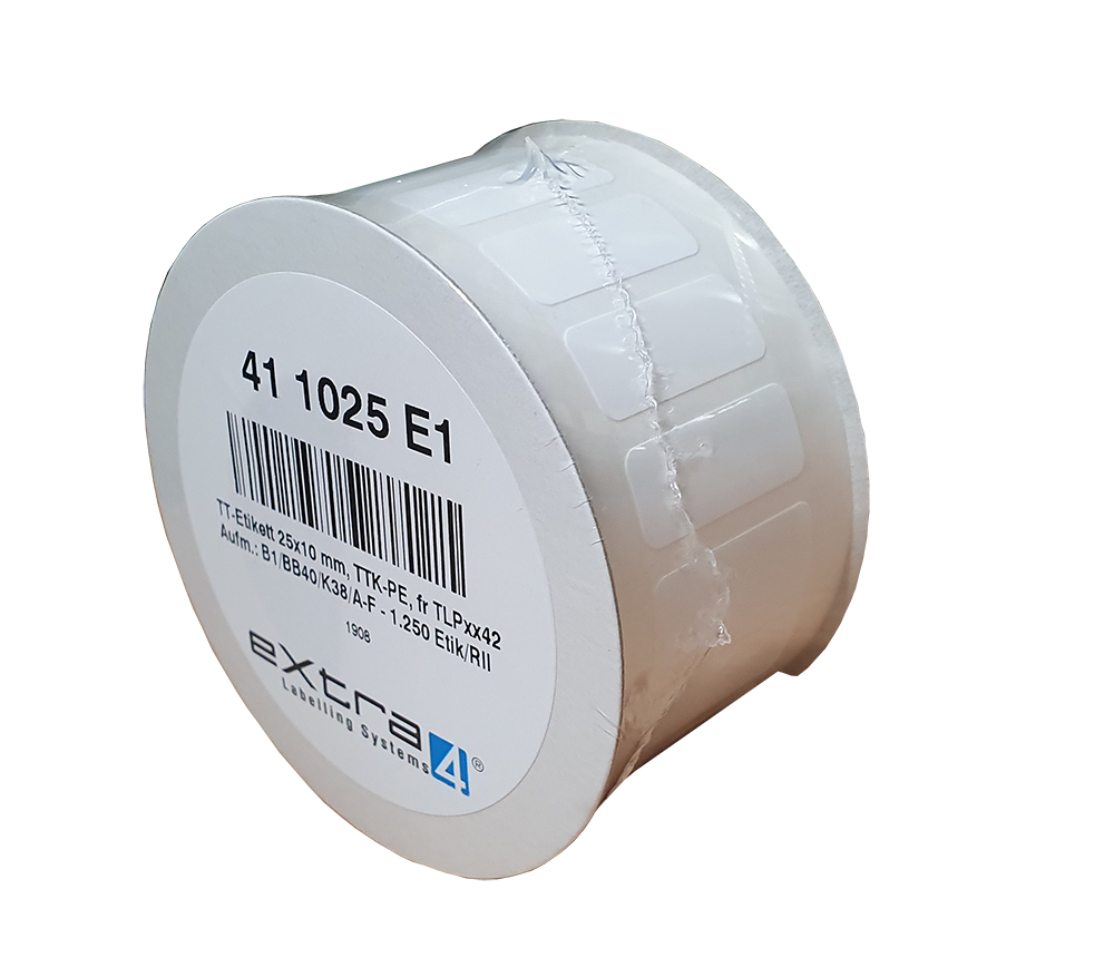Etiketten 41 1025 E1, 1250/Rolle